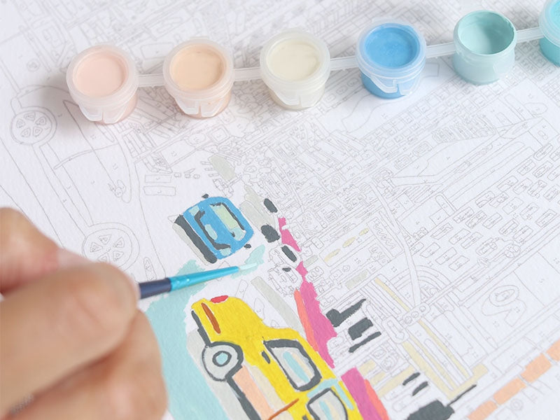 Coffret Peinture au Numéro – Broadway & West 53rd | Grace Helmer x La Petite Épicerie LA PETITE EPICERIE