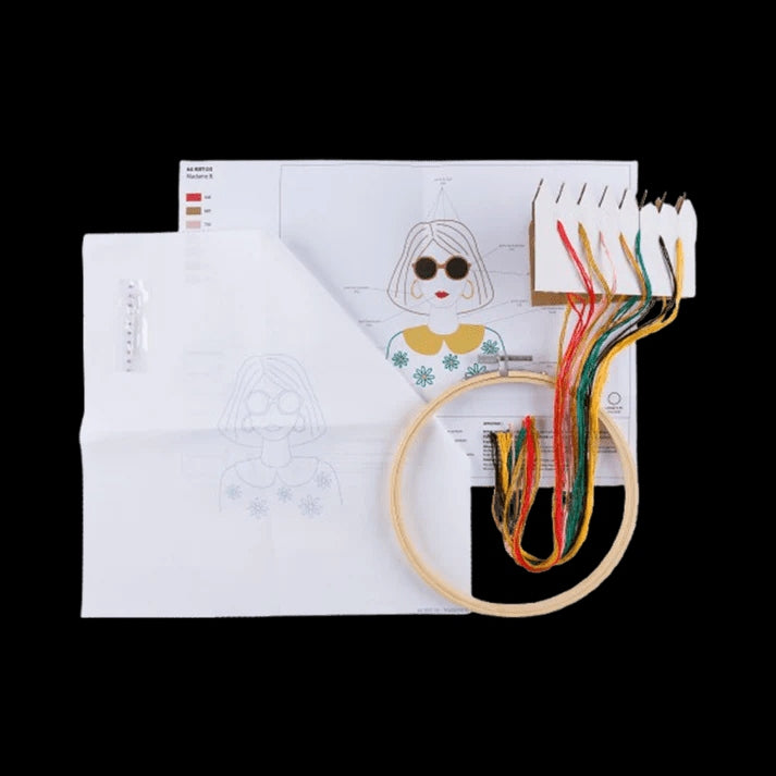 Kit broderie | Madame B Com'1 Idée