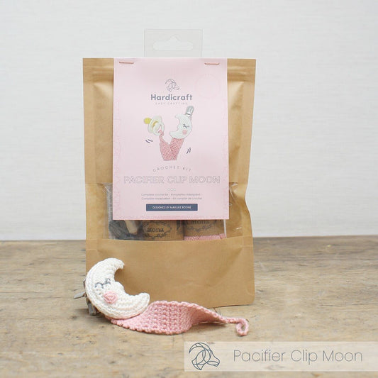 Kit Crochet Amigurumi - Cordon Sucette Lune Hardicraft