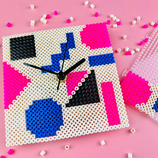 Diy Horloge kit de perles à repasser The Edinburgh Craft Club