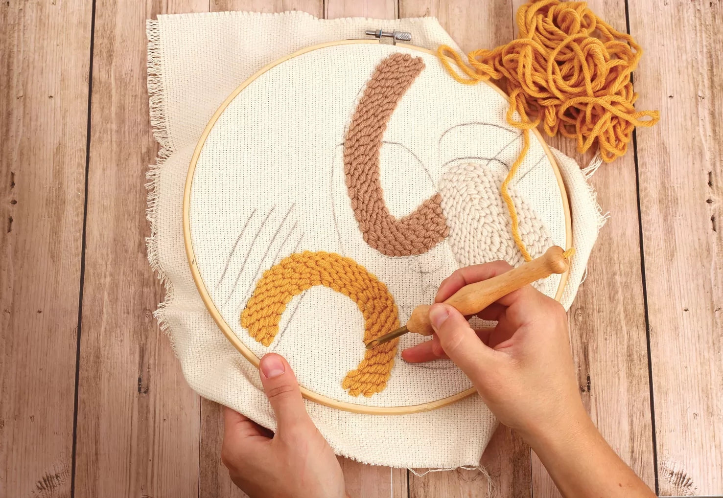 Kit Punch Needle Line Art GRAINE CREATIVE