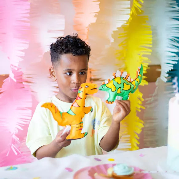 Pack Anniversaire -x8 Dinos coloriages gonflables Ara-Créative