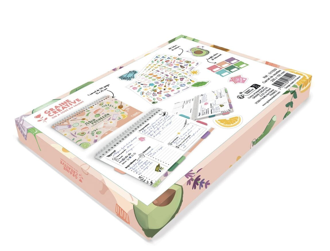 Carnet Mes Recettes Cosmétiques & Entretien – Graine Créative | DIY maison GRAINE CREATIVE