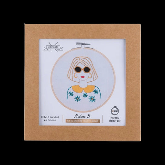 Kit broderie | Madame B Com'1 Idée