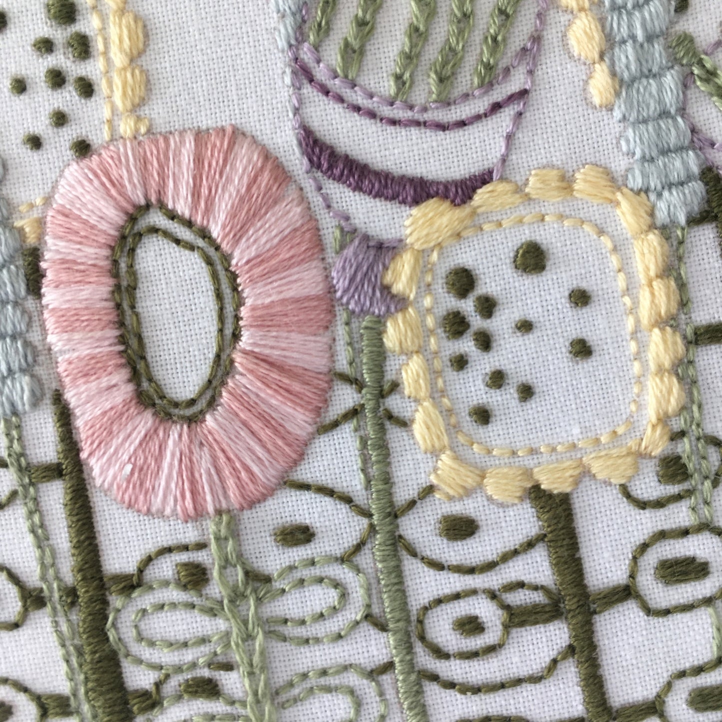 Kit de broderie florale Cinnamon