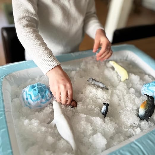 ZIMPLI – Monde Sensoriel Animaux Arctiques | Jouet Neige & Texture Montessori zimpli