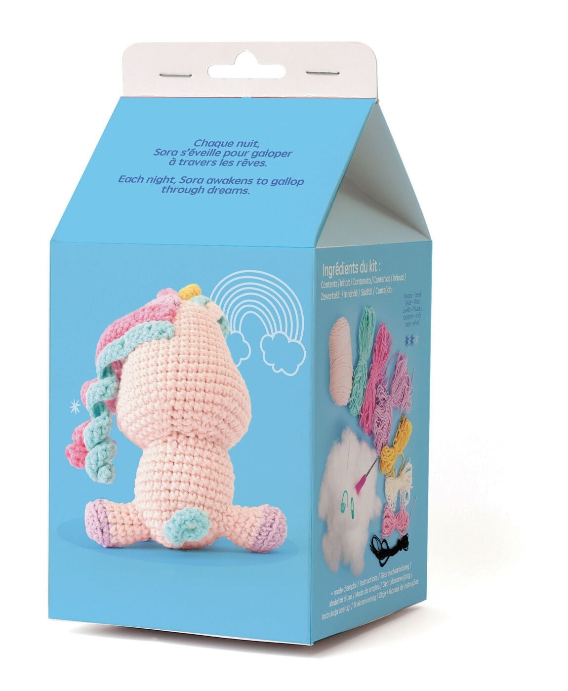 Kit Mimigurumi Licorne – Graine Créative x Amigurumei | Peluche crochet kawaii GRAINE CREATIVE