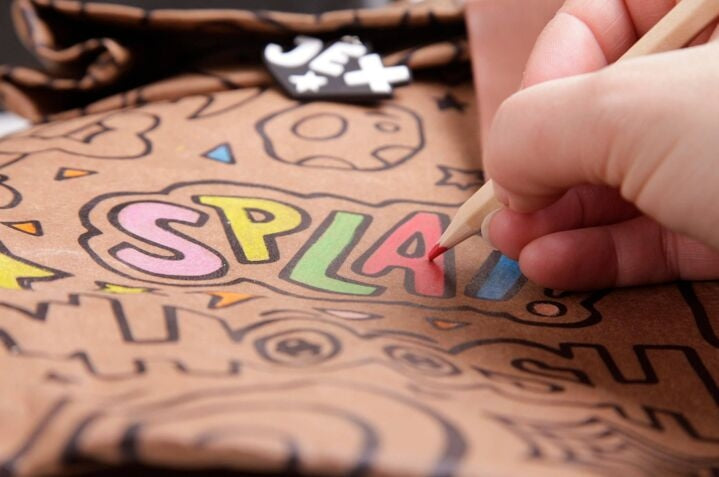 Sac à dos à colorier Eco Animal-tastic Jex Shoes