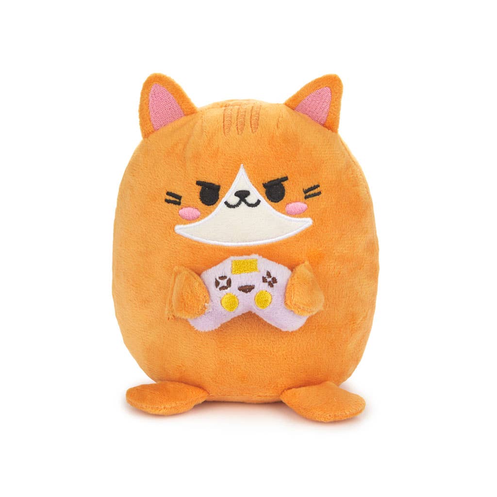 Serre-livres Kawaii Gamer Orange – Balvi | Chat décoratif & cale-porte doux Balvi