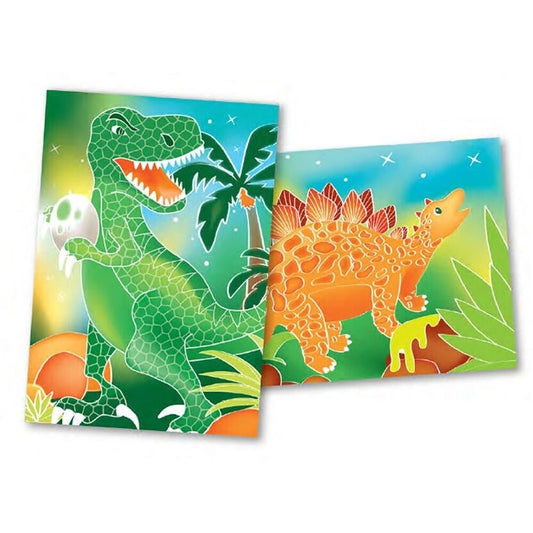 Kit Aquarelle Enfant Dinosaures BOX CANDIYÂź â Coffret CrĂ©atif Peinture PrĂ©historique DĂšs 6 Ans BoxCanDIY