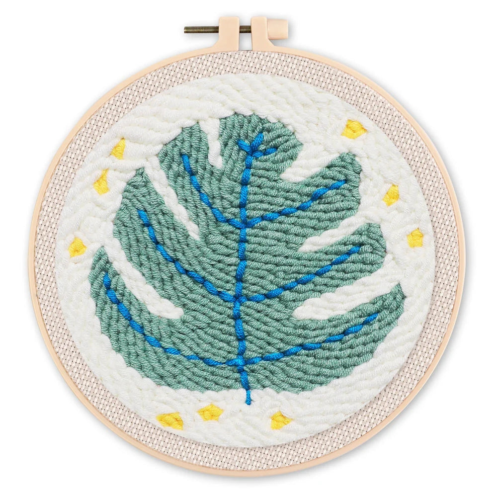 Punch Needle Feuille Verte Figured'art