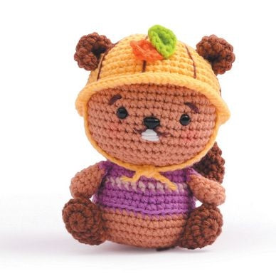 Kit Crochet Amigurumi Castor – Minigurumi DIY Graine Créative GRAINE CREATIVE