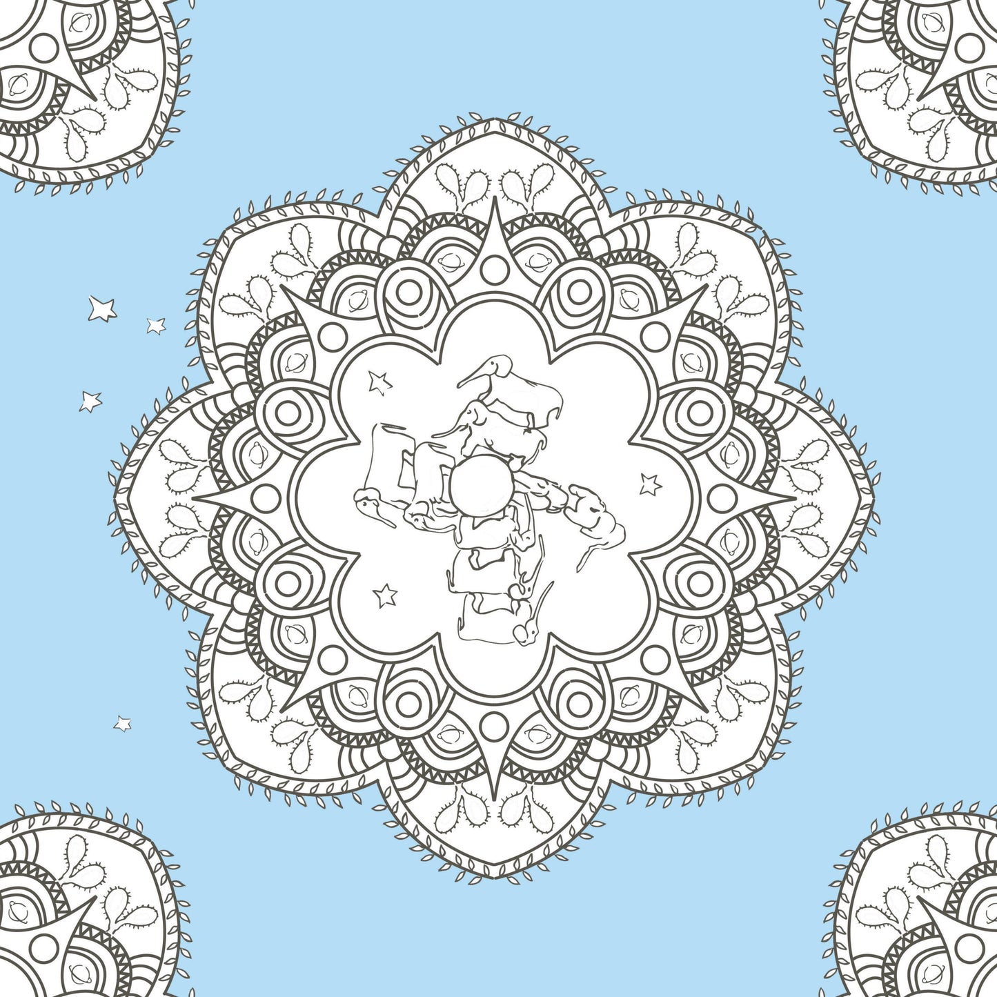 Livre de mandalas du Petit Prince pour activité créative et détente