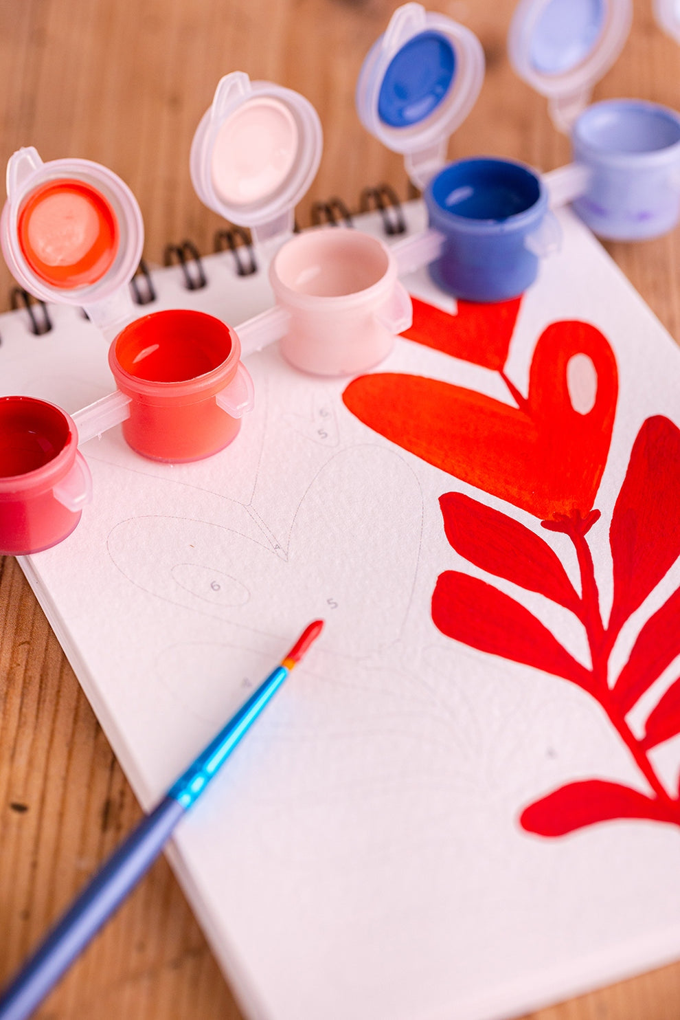 Peinture par numéros – Mi Amor | Maison Joliette | Kit créatif écoresponsable Maison Joliette