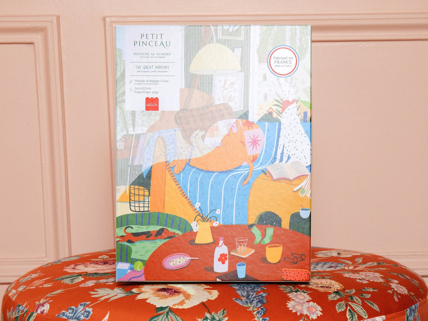 Coffret Peinture au Numéro The Great Indoors – Petit Pinceau x Jessica Smith LA PETITE EPICERIE
