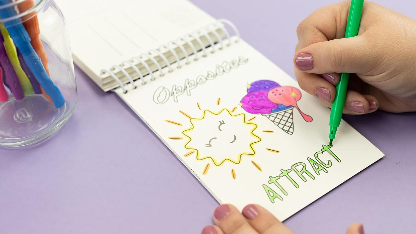 Kit Créatif Cartes Postales Enfant BOX CANDIY® Totally Friends – Coffret DIY Messages & Dessins Dès 6 Ans BoxCanDIY