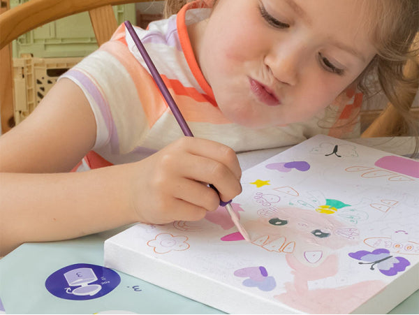 Petit Pinceau Kids Maneki Neko – Peinture au Numéro Enfant dès 6 Ans | Chat Porte-Bonheur Japonais LA PETITE EPICERIE