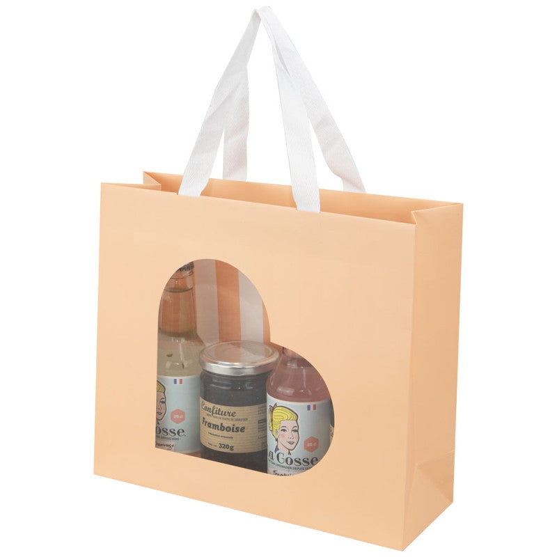 Sac cadeau carton avec fenêtre 29x10x25cm – Box cadeau | Joy Cadeaux JOY!