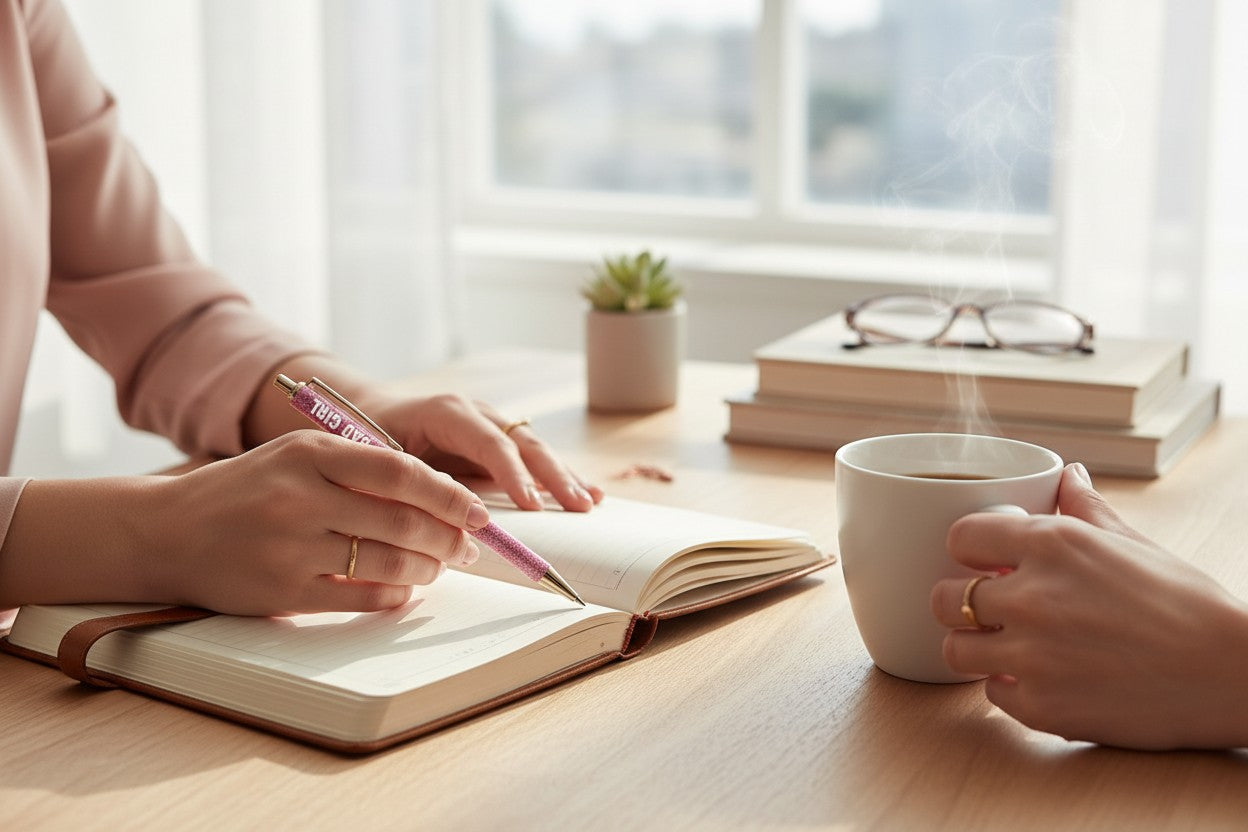 stylo pailleté joy cadeaux bad girl cadeau fun et brillant