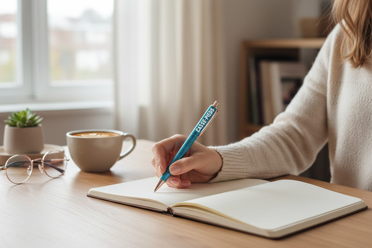 stylo pailleté joy cadeaux casse pieds idée cadeau humoristique femme