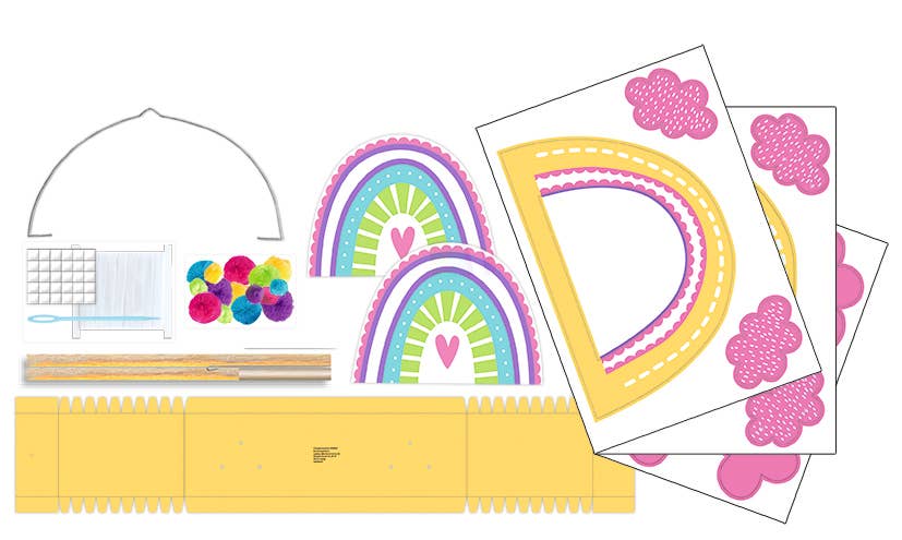 Kit de bricolage avec une jolie lanterne arc-en-ciel URBUS