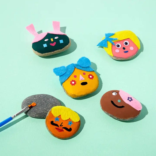 Kit de peinture rupestre pour enfants - Cool Faces Journey Of Something