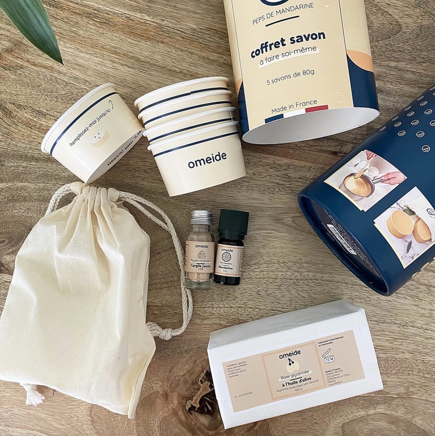 COFFRET SAVON DIY MANDARINE GRAINE CREATIVE