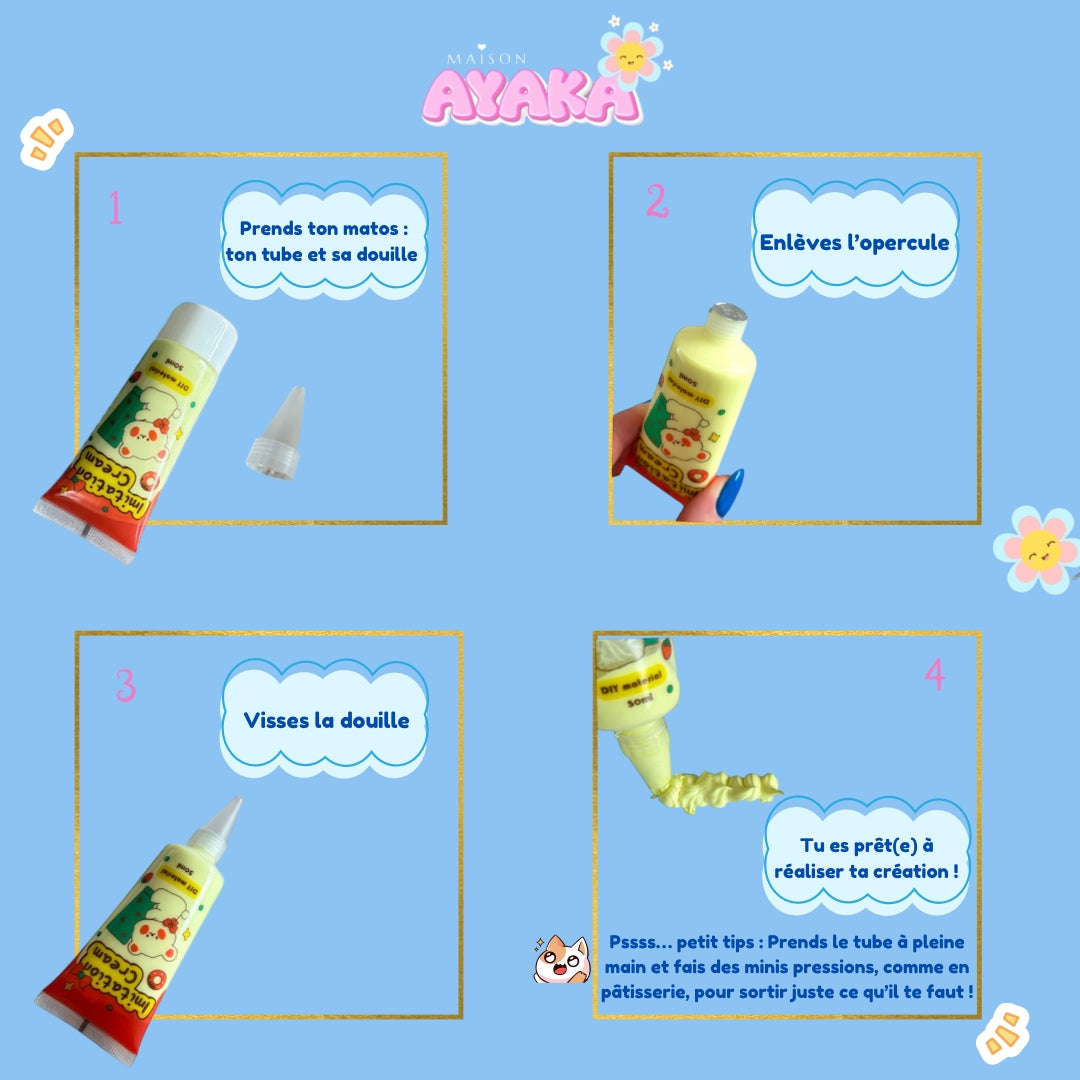 Kit Loisirs Créatifs Kawaii – Cadre Photo à Décorer Activité Loisir Créatif Décoden Maison Ayaka