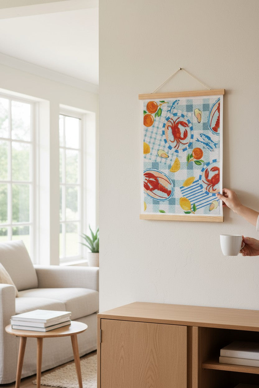 Coffret Petit Diamond – Citrus and Lobster Kit Diamond Painting estival et relaxant LA PETITE EPICERIE