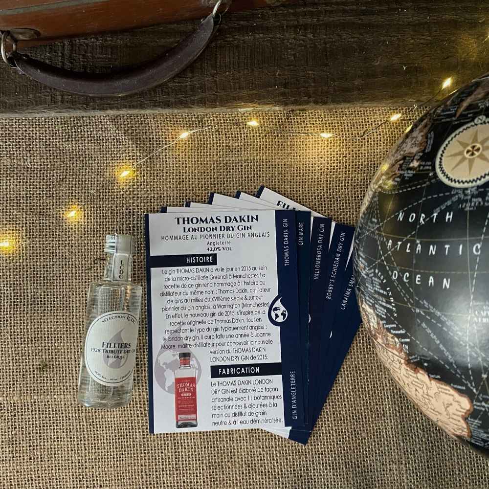 Coffret Gins du Monde 6 x 40 ml Le Club des Connaisseurs