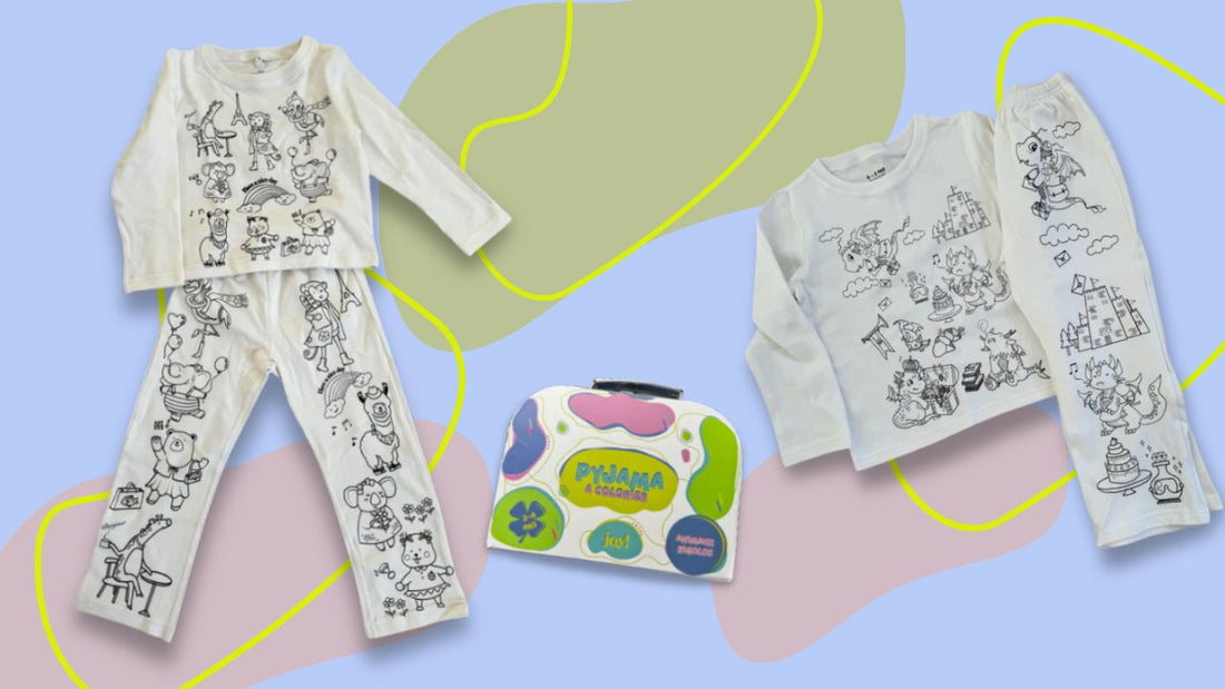 Les pyjamas à colorier : le cadeau de Noël créatif qui va épater vos enfants
