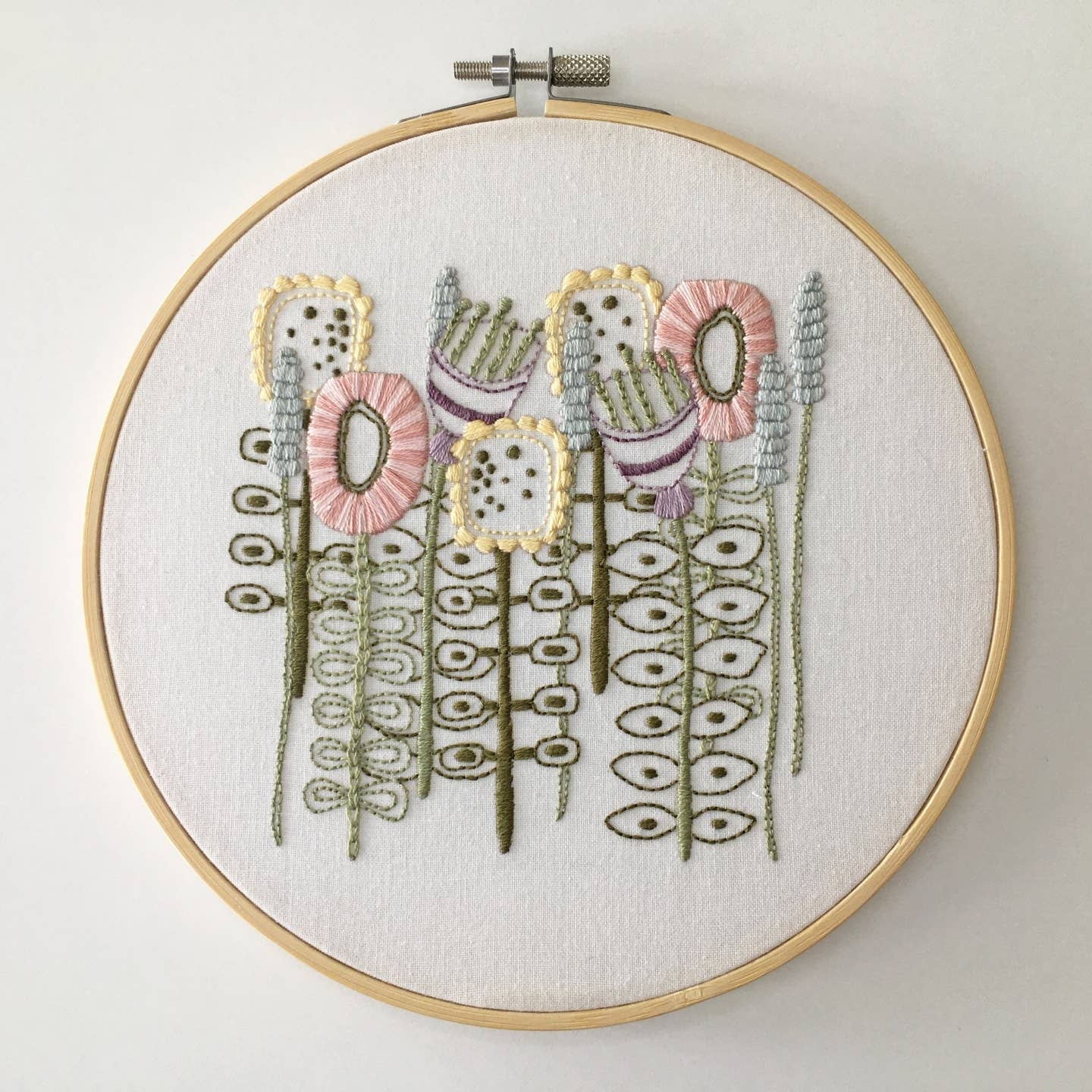 Kit de broderie florale