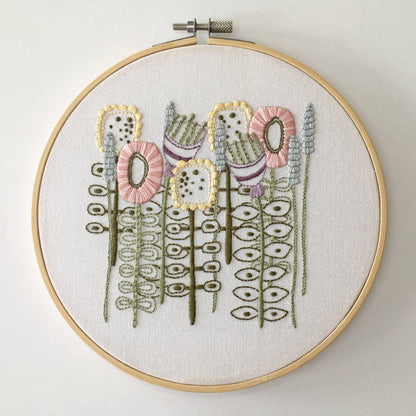 Kit de broderie florale Cinnamon