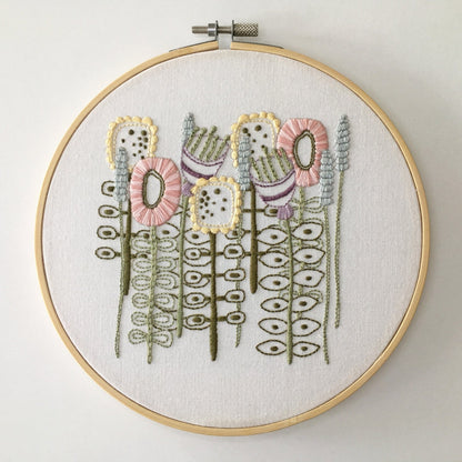 Kit de broderie florale Cinnamon
