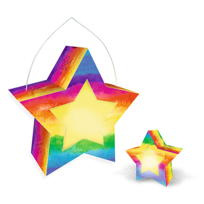 kit de fabrication de lanterne Twinkle Star « aquarelle » URSUS®