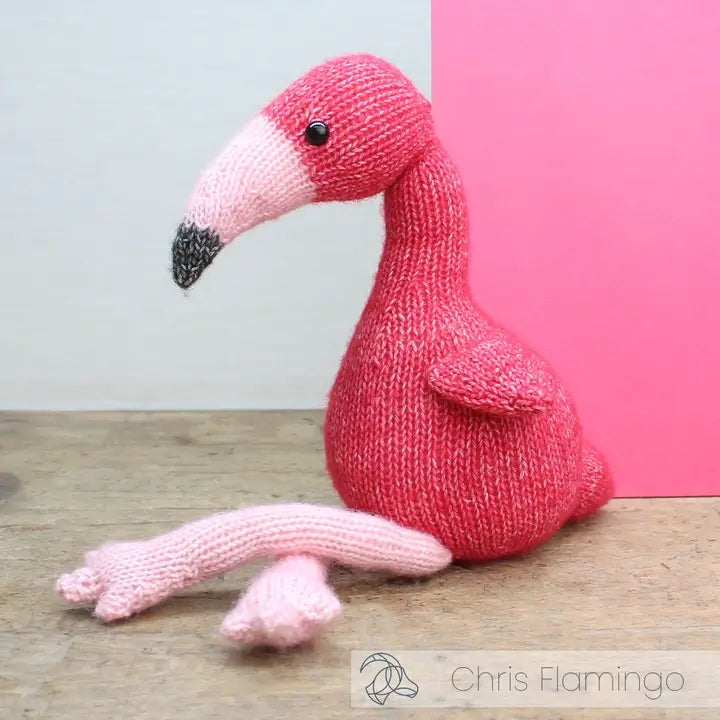 Chris Flamingo DIY Häkel-Amigurumi-Set