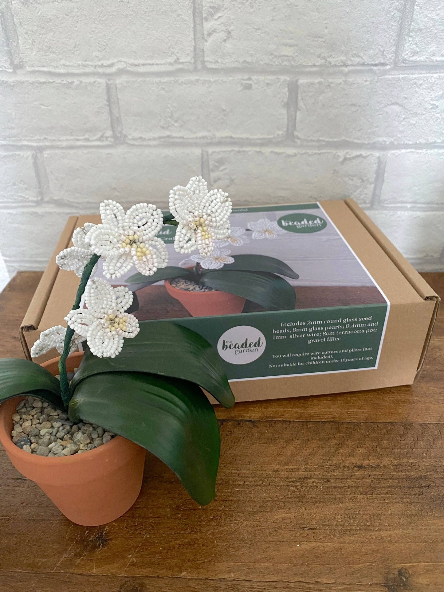 Kit de bricolage pour plantes d'orchidées pour adultes. Cadeau créatif The Beadology Shop