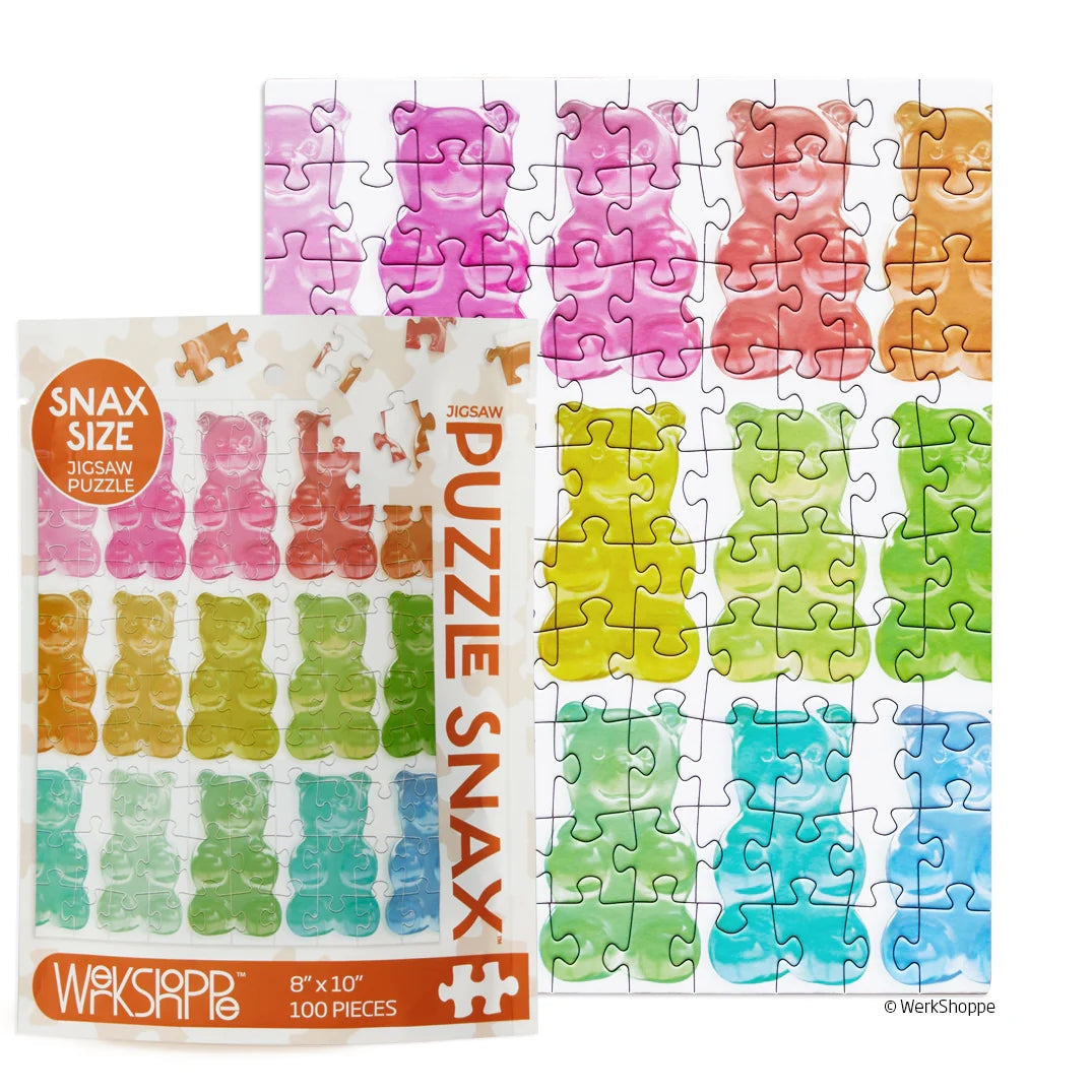 Ours en gélatine | Puzzle Snax de 100 pièces WerkShoppe