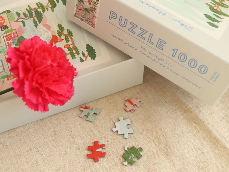 Puzzle 1000 pièces « Tokyo » – Hoglet & Co x La Petite Épicerie | Collection Quatre Coins LA PETITE EPICERIE