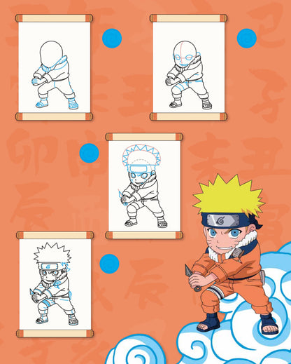 Dix modèles de ninjas Naruto à apprendre à dessiner pas à pas