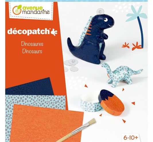 Coffret créatif, Décopatch, Dinosaures