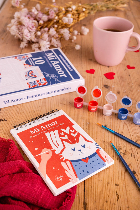 Peinture par numéros – Mi Amor | Maison Joliette | Kit créatif écoresponsable Maison Joliette