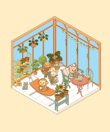 Cozy Stickers – Mon Petit Jardin | 700 stickers repositionnables & 7 scènes à créer Editions Marabout