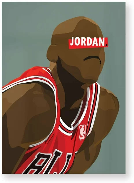 HUGOLOPPI Affiche Michael Jordan Hugoloppi