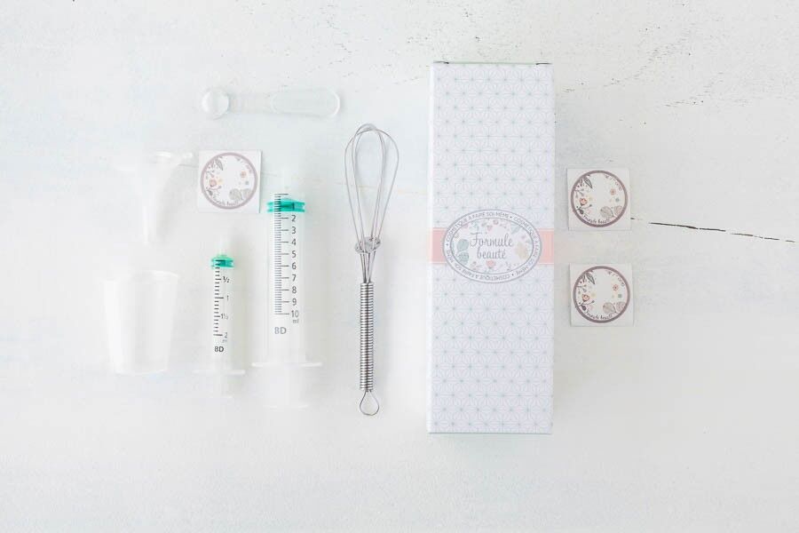 Kit ustensiles pour cosmétiques maison - 6 pcs Formule Beauté
