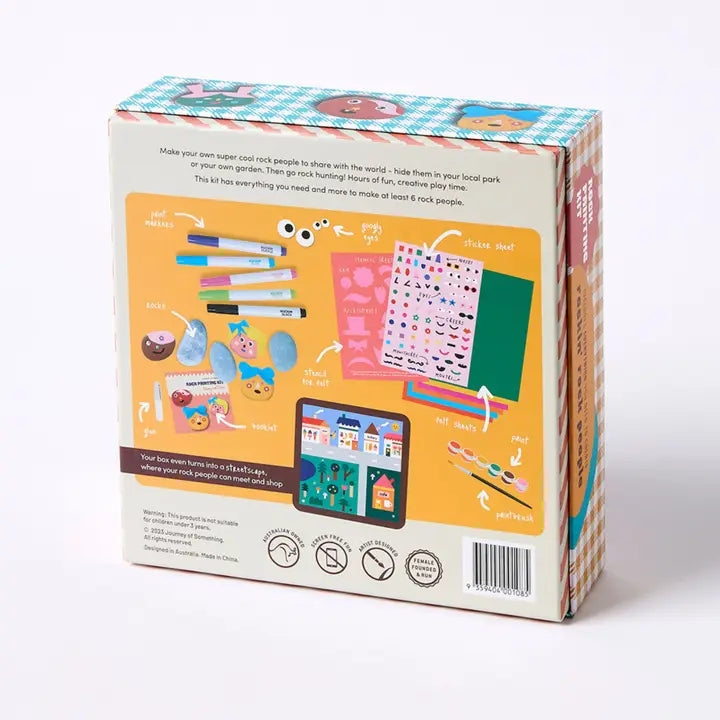 Kit de peinture rupestre pour enfants - Cool Faces Journey Of Something