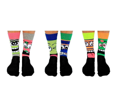 L'ÉCHANGE DE CHAUSSETTES HORS DU BUREAU | Coffret cadeau adulte 6 chaussettes impaires EUR 39-46 United Oddsocks