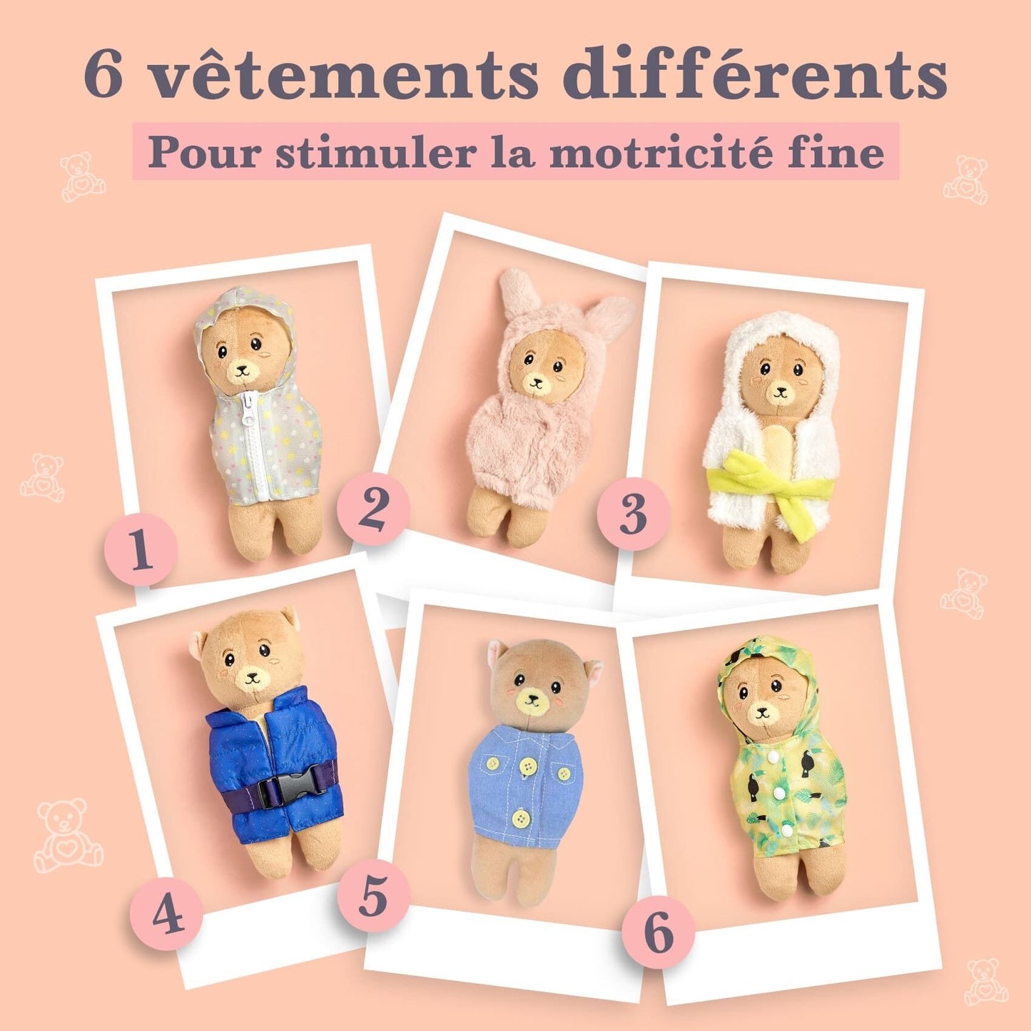 Le Kiddy Bear - Peluche à habiller