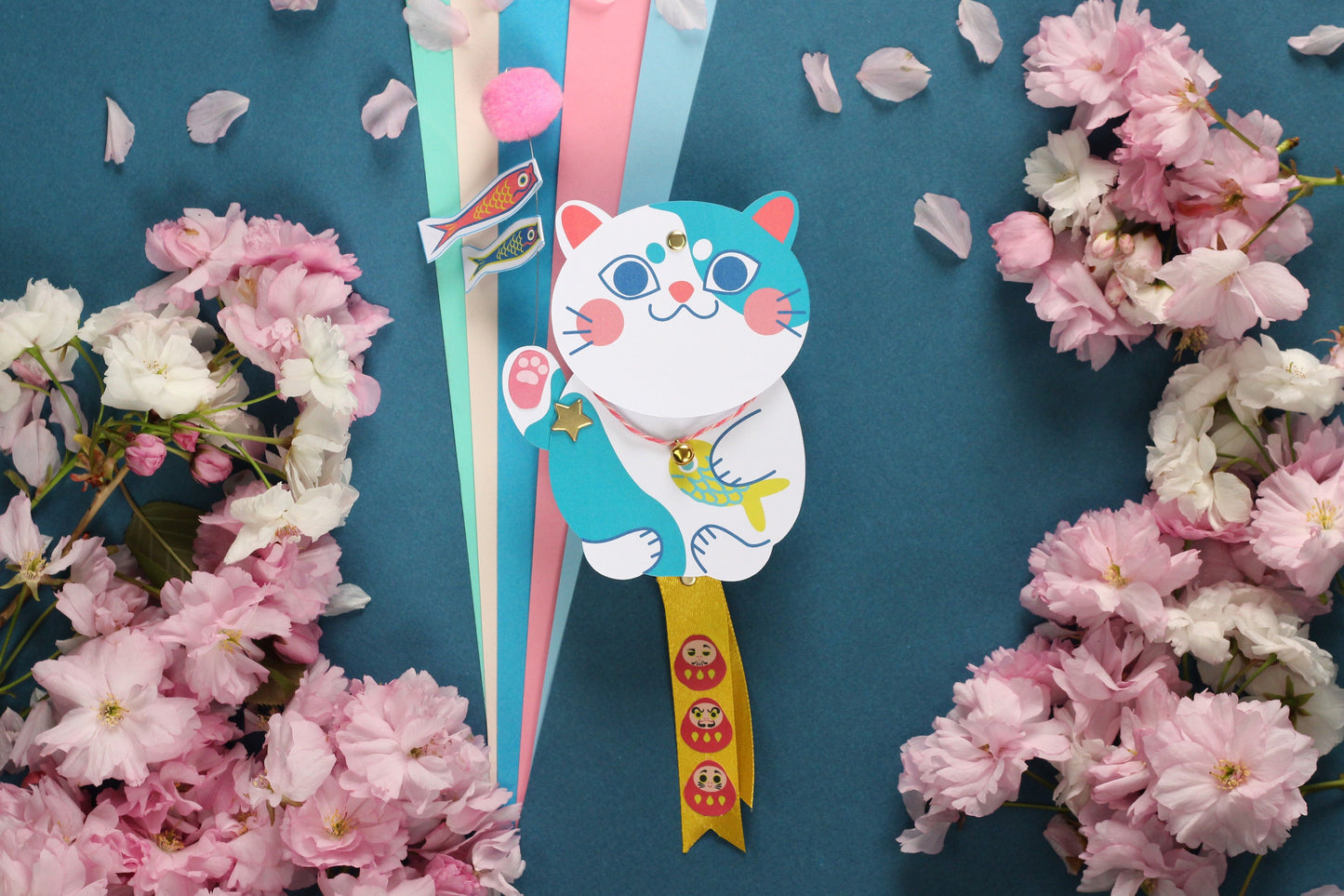 Coffret fabrication tirelire chat japonais pour enfant + 1 livre - Kit bricolage/activité enfant
