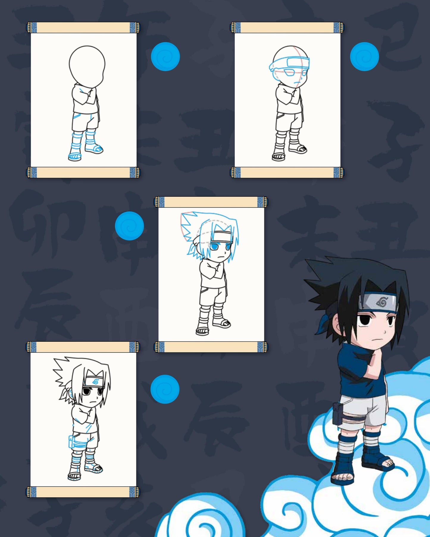Apprends à Dessiner Naruto – Chibis Vol. 2 | Livre de Dessin Manga Officiel